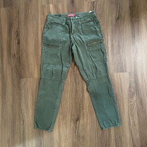 Juniors/Women's Union Bay Slim Ankle Pants, Faded Olive Green, Size 7